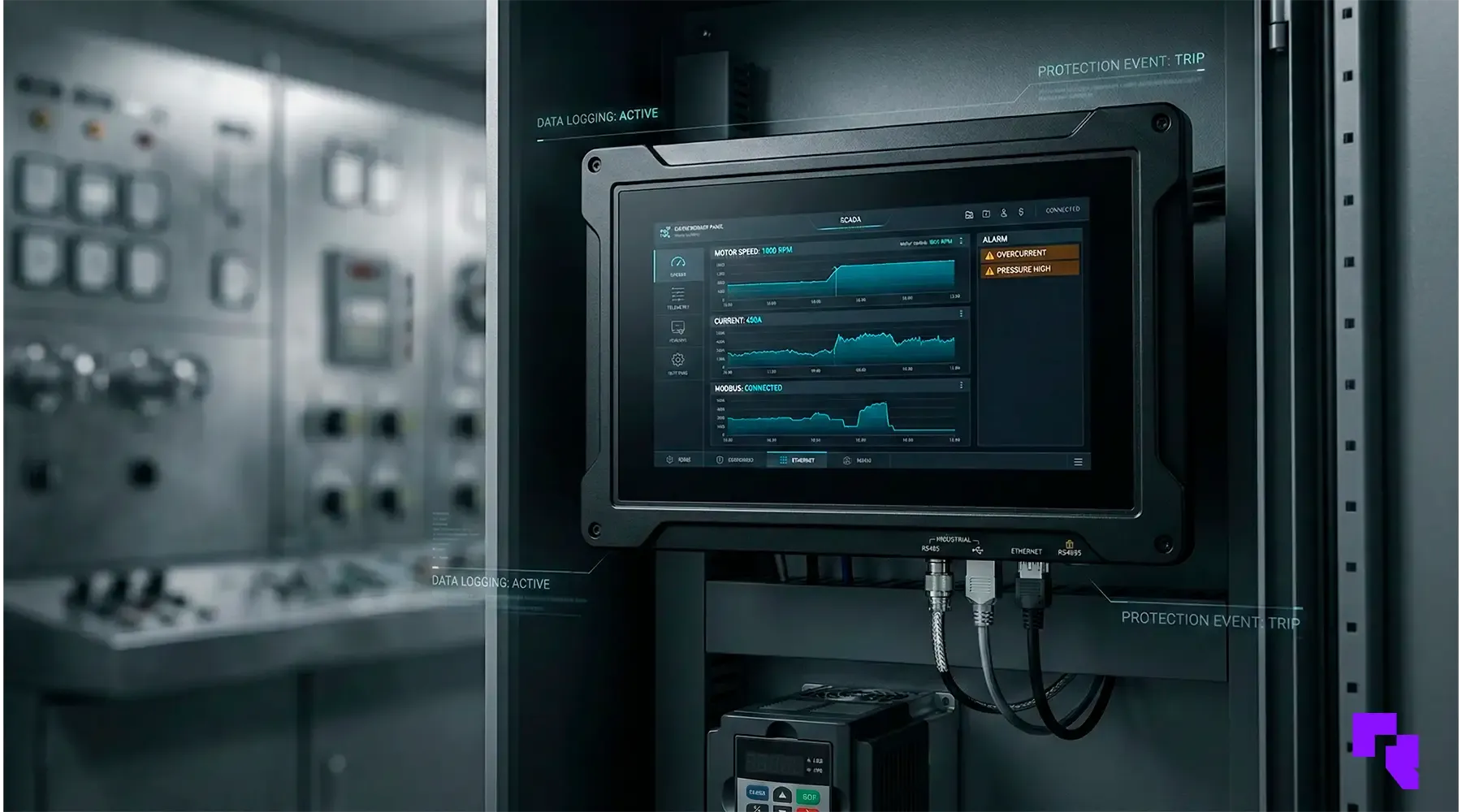 Controlador HMI Universal para Variadores de Frecuencia con Integración SCADA